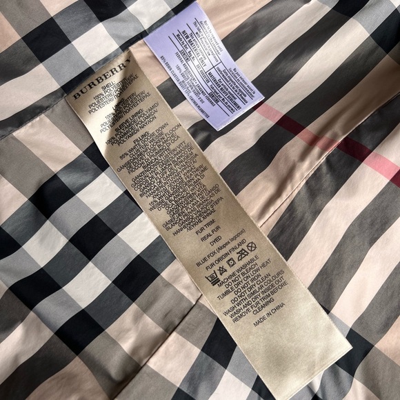 Burberry Brit Purple Puffer Jacket size M - Picture 5 of 6